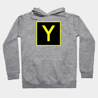 Y - Yankee - FAA taxiway sign, phonetic alphabet Hoodie